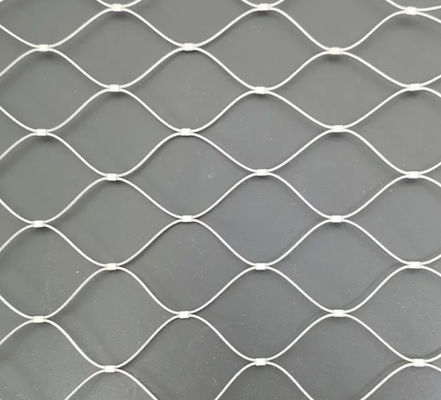 Architektonisches flexibles 2' x 2' SS304 Seilnetz für die Sicherheit