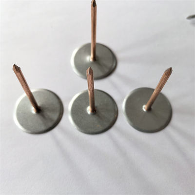 12 Ga x 70 mm galvanisierter Stahlbecherkopf geschweißte Pins für die Isolierung von HVAC-Kanälen