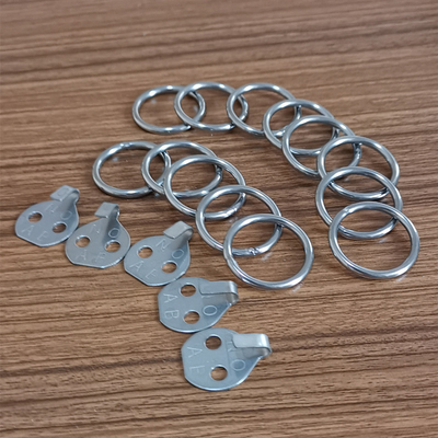 40 mm runden Ring aus Edelstahl