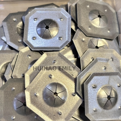32 mm galvanisierte Quadratstahl-Selbstverriegelungswaschmaschine mit 2,7 mm Isolationspins