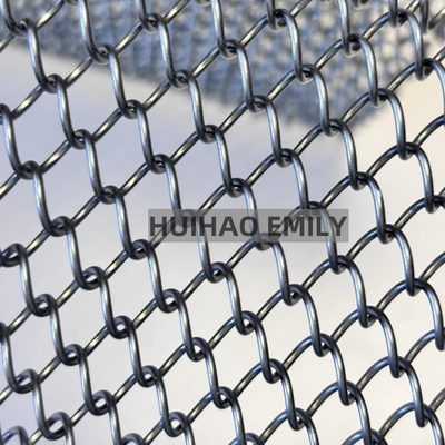 0.8mmx8mm Aluminiumlegierung Metall Spule Vorhänge Flexible Metallnetz Vorhang
