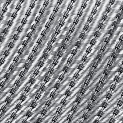 Dekorative Metallfassaden-Masche, quetschverbundene Art Drahtgewebe-Gewebe für Zwischenwand