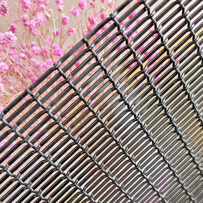Fassaden-Edelstahl-Architektur-Mesh Metal Woven Wire Spray-Schwarzes für dekorativen Zaun