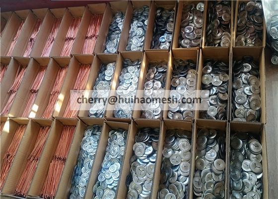 3x100mm CD-Schweißnadel Ms Kupfer beschichtet mit Glasfaser Isolationsclips verwendet