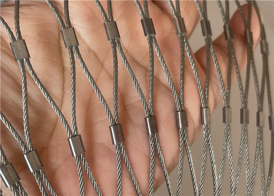 Flexibles & langlebiges Edelstahl-Drahtseilnetz für Geländerfüllung