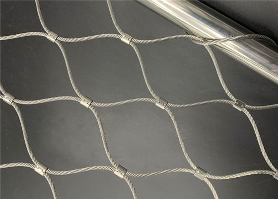 2,5 mm Edelstahl-Klemmenseilnetz, stark und flexibel für Gebäudefassaden-Grünwand