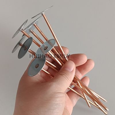 Verzinkte Stahl-Tassenkopf-Isoliernieten zum Anschweißen an Blech von Kanalbau