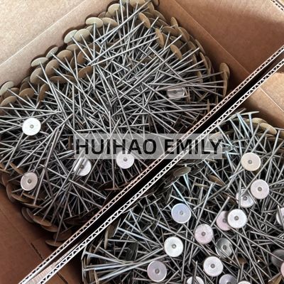 2,7x50mm kupferbeschichtete Isolier-Schweißstifte mit Halterungsscheibe