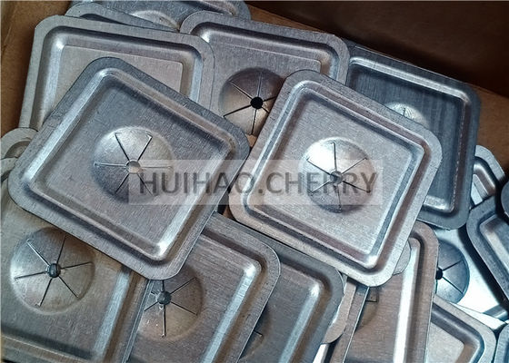 38mm Quadratische Selbstsichernde Scheiben-Schnellclips für Isolierung aus verzinktem Stahl