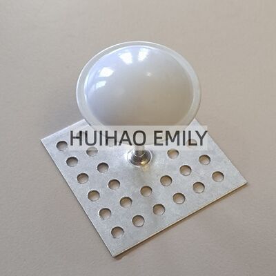 50mm Perforated base Rock Wool Fixing Insulation Pins With dome cap Washer