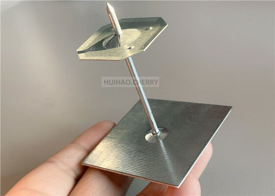 63.5mm Galvanized Steel Selbststick Isolierungspins zum Installieren von Schaumisolierplatten
