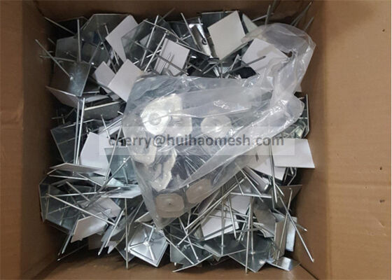 Rockwool Insulation Fixings Perforated Insulation Hangers 12 Gauge With Self Locking Washers