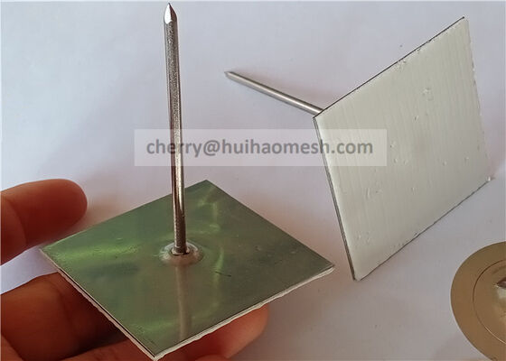 63.5mm Galvanized Steel Selbststick Isolierungspins zum Installieren von Schaumisolierplatten