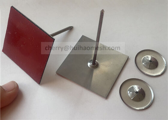Rockwool Isolation Fixing Selbstklebstoff Isolation Stick Pins 12Gauge 1-1/2 "mit quadratischen Schloss Waschmaschine