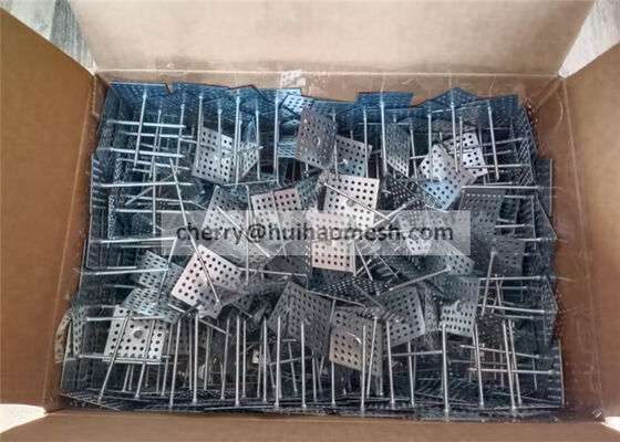 2 × 2 Perforierte Isolierpins aus Galvanisiertem Stahl oder Edelstahl