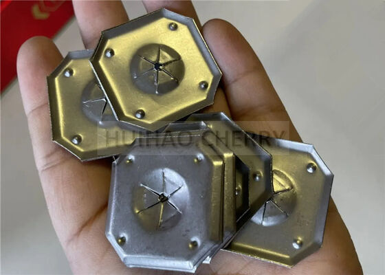 1-1/4" Korrosionsbeständige Selbstverschlusswaschmaschine 316 Edelstahl Quadratverschlusswaschmaschine zur Isolierung von Steinwolle