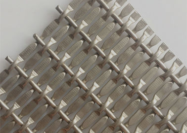 Edelstahl gecrimpte Gewebe Wire Mesh für Vorhänge Schranktür