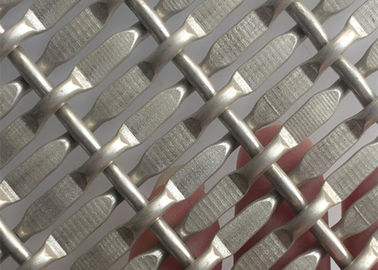Edelstahl gecrimpte Gewebe Wire Mesh für Vorhänge Schranktür