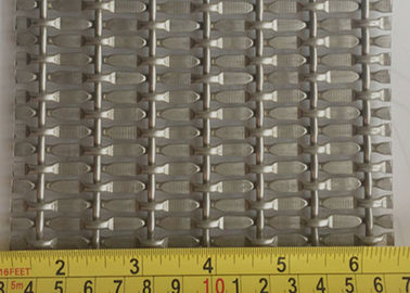 Edelstahl gecrimpte Gewebe Wire Mesh für Vorhänge Schranktür