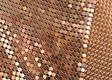 Flexible Aluminium 3 mm Metall Sequin Stoff für Innenarchitektur
