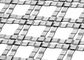 Flachdraht-Edelstahl-Schranktür fügt Metallmaschen-Dekorations-Materialien ein