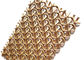 Edelstahl-dekorativer Maschendraht 1500mm W 3700MM L Platte PVD Rose Gold