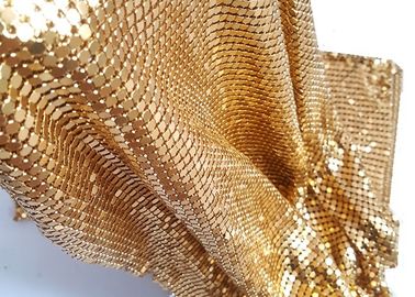 Flexible Aluminium 3 mm Metall Sequin Stoff für Innenarchitektur