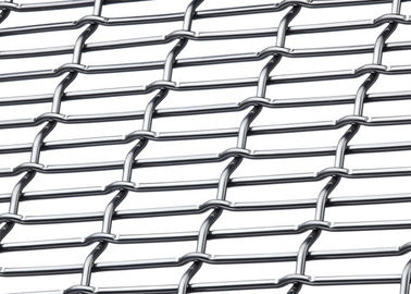 Verriegeltes, gecrimptes dekoratives Drahtgeflecht für Wartezimmer-Trennwände