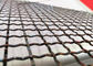 Antikes schwarzes gesponnenes Metallgewebe, Edelstahl gesponnene Masche mit quadratischem Muster
