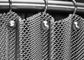 Maschen-Aluminiummetallspulen-Drapierungs-Draht-Gewebe für dekorative Duschteiler-Vorhänge