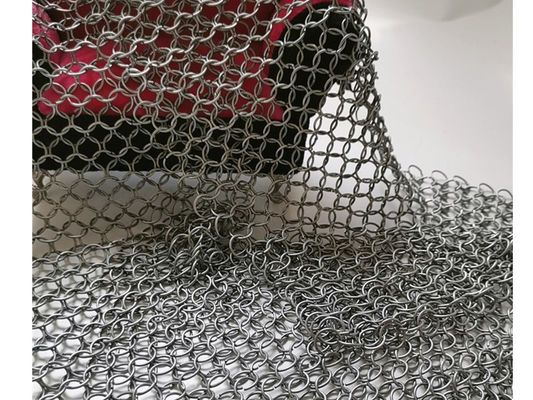 Gewebe Art Karton Stahl Rundring Mesh Kettenmelde Ring Gürtel