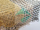 Korridor-Fach-Ring Mesh Curtain Electroplated Colors Finished-Treppenhaus-Isolierungs-Schirm