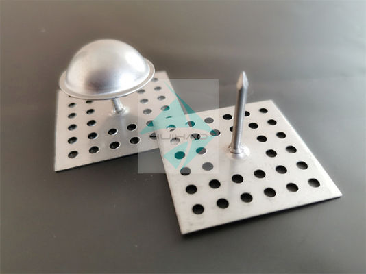 Quadrat 2" Perforierter Isolierungshanger Glaswolle an der Wand befestigen