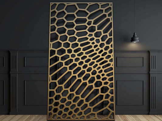 1220x3050mm Lasergeschnittenes Aluminium-Gitterfeld für Außenzaun