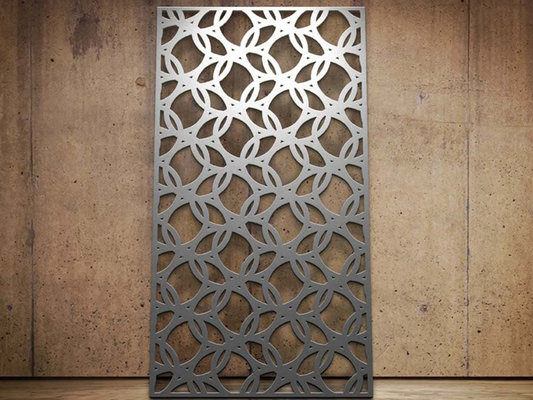 1220x3050mm Lasergeschnittenes Aluminium-Gitterfeld für Außenzaun