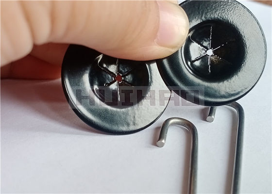 Beständiger schwarzer überzogener UVselbstfederringe Metallsonnenkollektor-Draht-Mesh Clips Withs