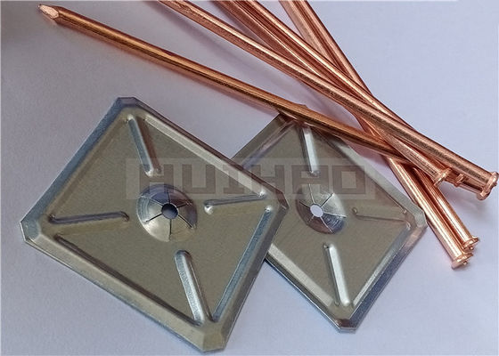 5x160mm CD-Bolzenschweißen-Isolierungs-Stifte mit quadratischer Selbstfederringen für Wärmedämmung