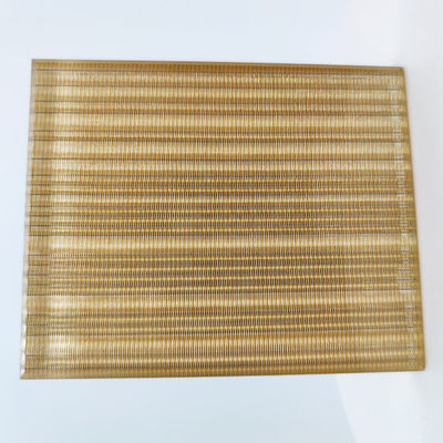 PVB-Luxusmetall Mesh Laminated Glass Space Partition