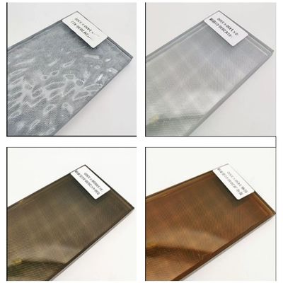 5 + 5 Millimeter des Draht-Mesh Laminated Glass Architectural Applications