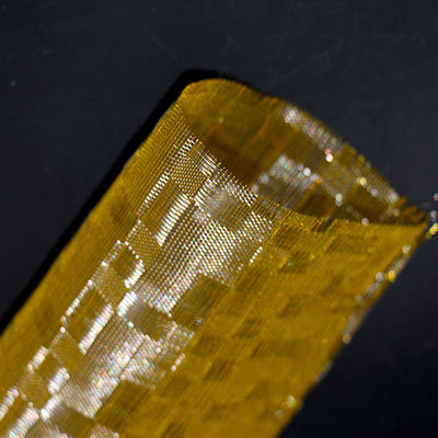 Art Laminated Glass Interlayer Bronze gesponnener Mesh Pattern Designer