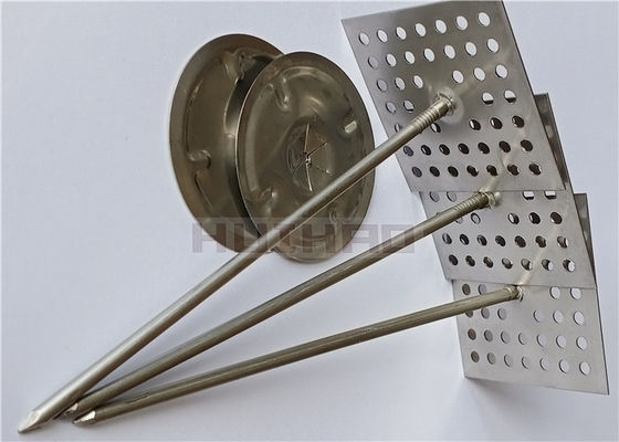 2 × 2 Perforierte Isolierpins aus Galvanisiertem Stahl oder Edelstahl