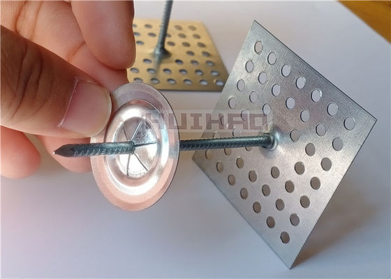 75 mm Isolationshänger mit perforierter Basis, die Isolationsmaterial an Wand und Decke befestigen
