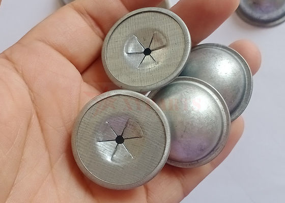 30 mm Kuppelkappen Waschmaschinen aus Galvanisiertem Stahl zur Befestigung von Isolierpins