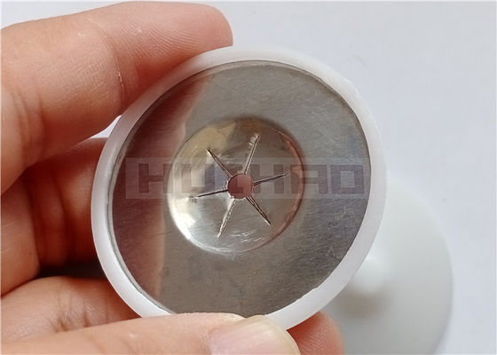 38 mm Isolations-Schnellklemmen mit Kuppelkappen, die zusammen mit Isolationspinnen verwendet werden