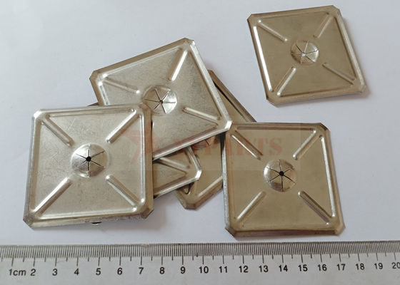 Edelstahl-Quadrat-Selbstverriegelungswaschmaschinen, die zur Befestigung von Isolierpins verwendet werden