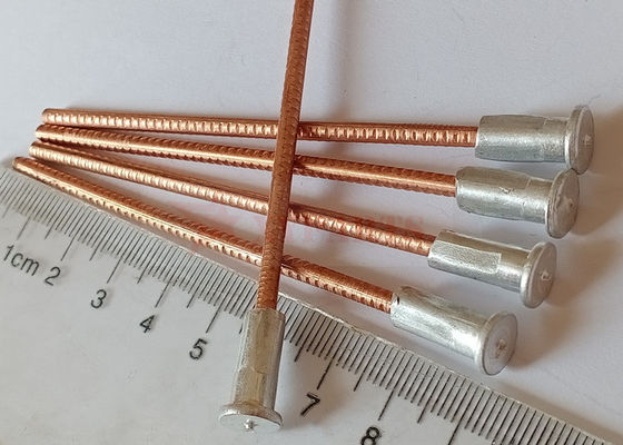 3x90mm Kupferbeschichtete Bi-metallische CD-Schweißspinne aus Stahl mit Aluminium-Schweißbasis