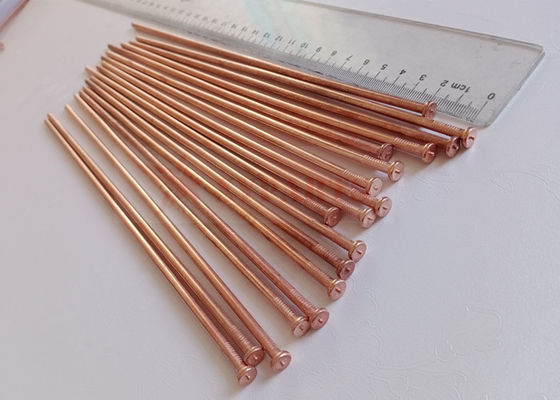 4x245mm CD-Stud-Schweiß Isolationspins Kupferbeschichtung Leichte Stahl für Schiffsschotte Schweißen
