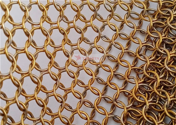 0.8x7mm Edelstahl Ring Mesh für Nacht Schließungen von Einkaufszentrum