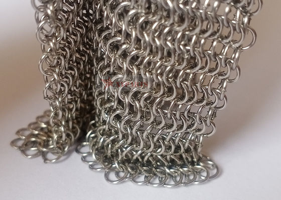Schweißgeschirr aus Edelstahl mit 0,53 mm Drahtdurchmesser und 3,81 mm Ringdurchmesser für Raumvorhänge
