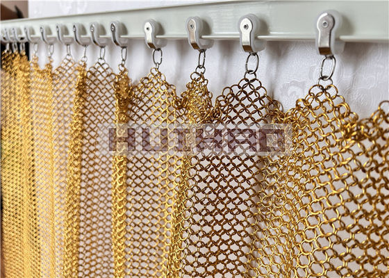 Edelstahl 1,2x10mm Metallringnetz für Außendekoration